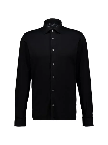 Плетена риза Fedeli черно