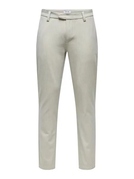 Only & Sons Pantaloni eleganți ONSBRAD deschis gri