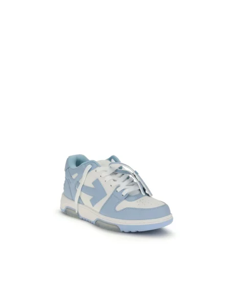 Sneakersy Off-white skórzane z logo białe