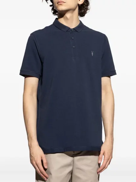 Tricou polo Allsaints albastru