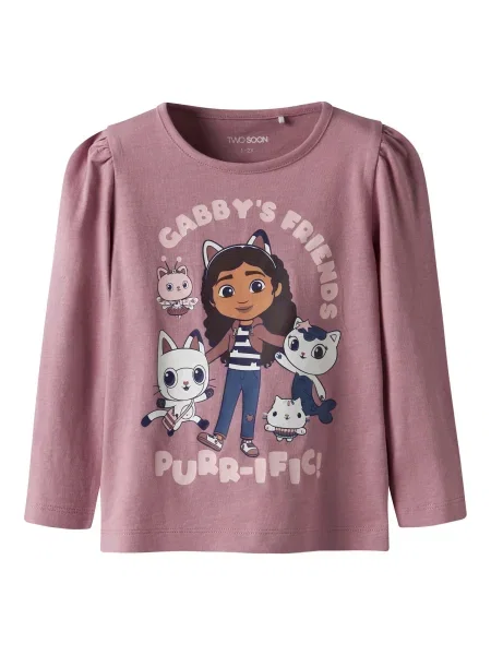 TWO SOON Tricou Gabby bleumarin / maro / mov lavandă alb