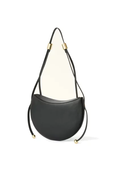 Furla torebka skórzana Moonstone S czarna