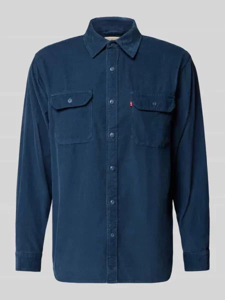 Koszula casualowa o kroju relaxed fit z kołnierzykiem typu kent model ‘JACKSON WORKER’ Levi's granatowa