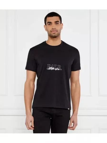 BALR. Tricou Script negru