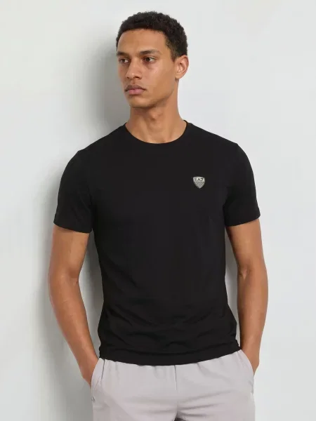 Tričko Ea7 Emporio Armani černé