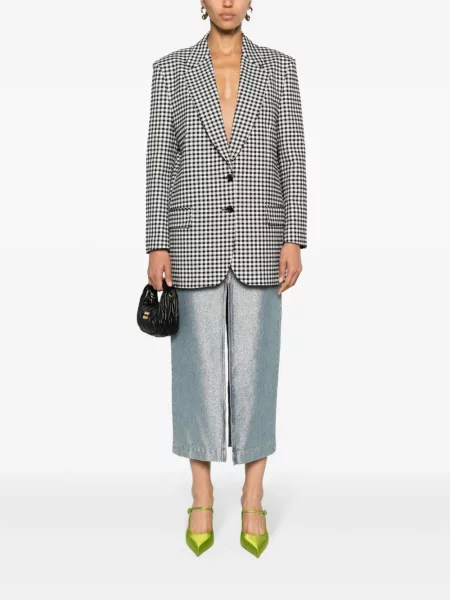 Pledas vienakrūtis švarkas Moschino juoda