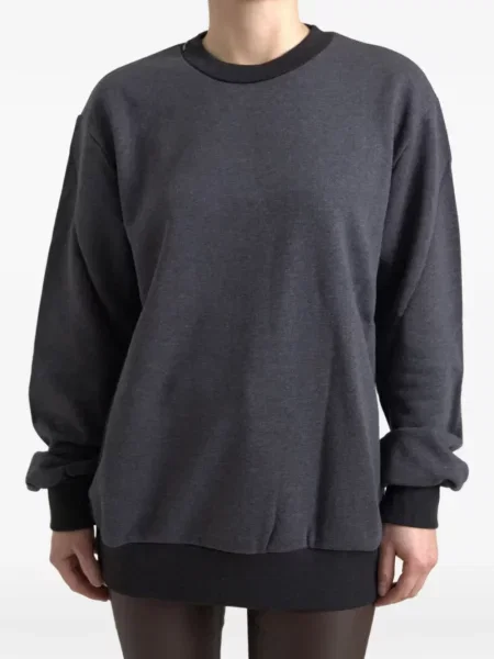 Hanorac crewneck Dolce & Gabbana cu decolteu rotund gri