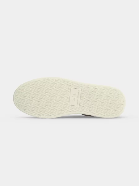 ARMANI EXCHANGE Nízke tenisky tmavohnedá
