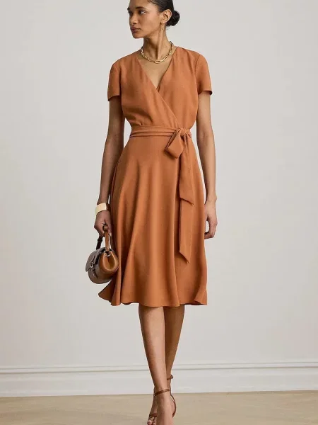 Lauren Ralph Lauren rochie petrecută portocaliu