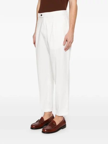 Pantaloni Eleventy alb