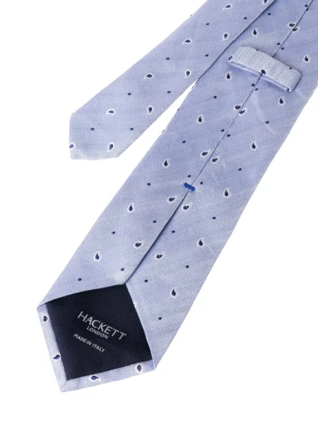 Cravată Hackett London cu model paisley albastru