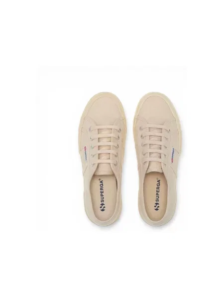 Ľanové tenisky Superga béžová