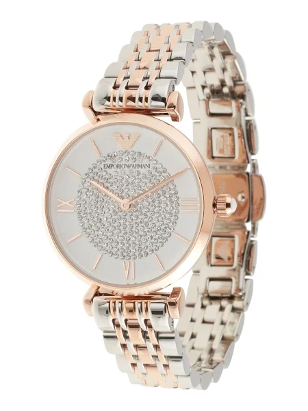 Emporio Armani Ceas analogic auriu / argintiu alb