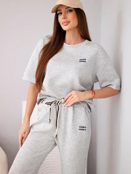 Pantaloni Kesi Włoski scurte alb