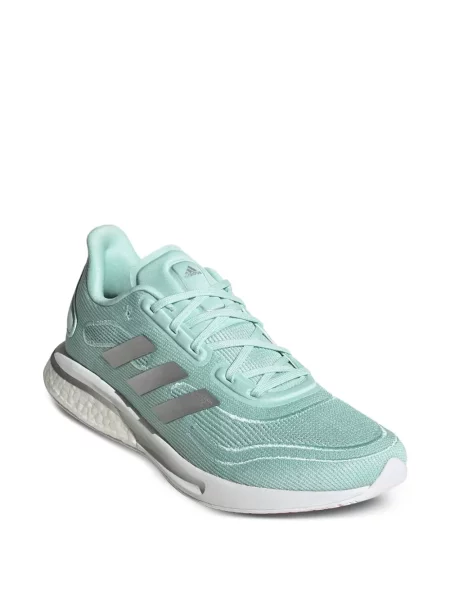 Dzianinowy kurtka bomber Adidas niebieski