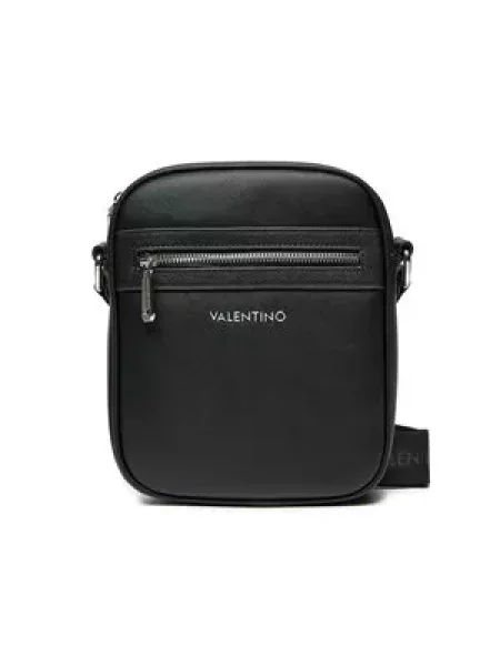 VALENTINO Taška přes rameno Marnier / stříbrná černá