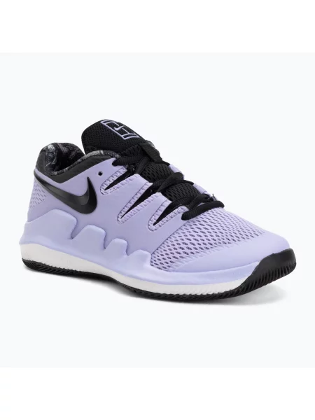 Gyerek teniszcipő Nike Court Vapor X Jr purple agate/white/hyper crimson/black. Méret: 38 EU fehér