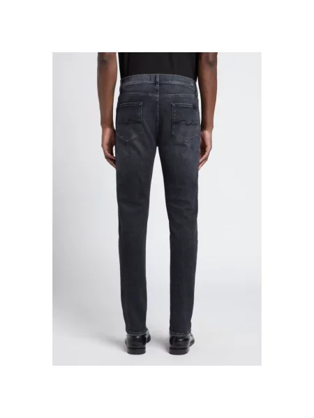 Szerokie jeansy 7 For All Mankind szare