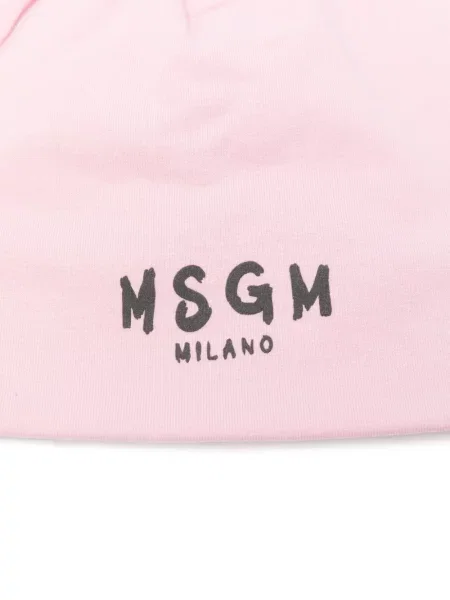 Czapka dziecięca Msgm różowa