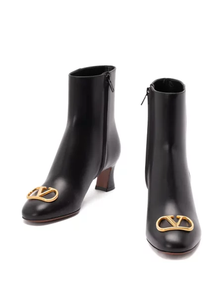 Botine Valentino Garavani din piele negru