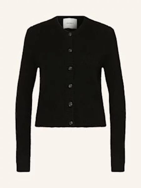 Lisa Yang Pletený Kardigan S Kašmírem černá