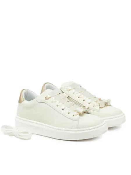 Calvin Klein Jeans Sneakersy Low Cut Lace-Up Sneaker S bílá