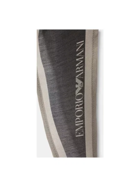 Emporio Armani apaszka z jedwabiem czarna