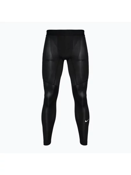 Legginsy treningowe Nike Pro Dri-FIT Tight Fitness black/white białe