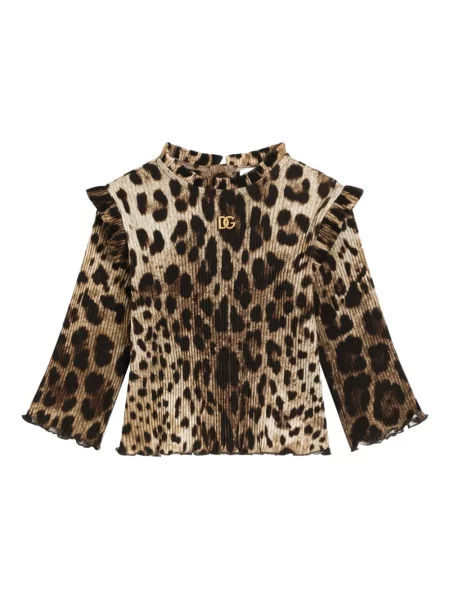 Gyerek póló Dolce & Gabbana barna