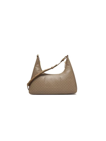 Calvin Klein Táska Emblem Aop Conv Shoulder Bag bézs