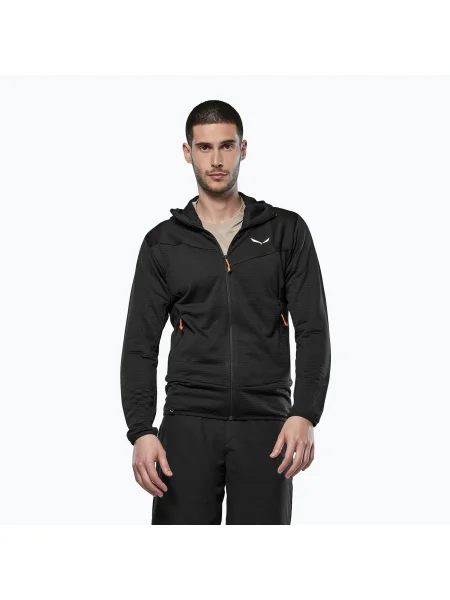 Мъжки трекинг суитшърт Salewa Puez Altavia PL HD black out черно