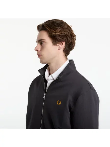 Mikina FRED PERRY Through Sweatshirt Anchor Grey XL šedá