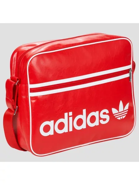 ADIDAS ORIGINALS Taška cez rameno OG Airliner / biela červená