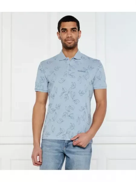 Napapijri Polo E-BROLIO SS | Relaxed fit albastru
