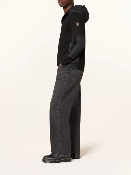Belstaff Bunda Console Z Kombinace Materiálů černá