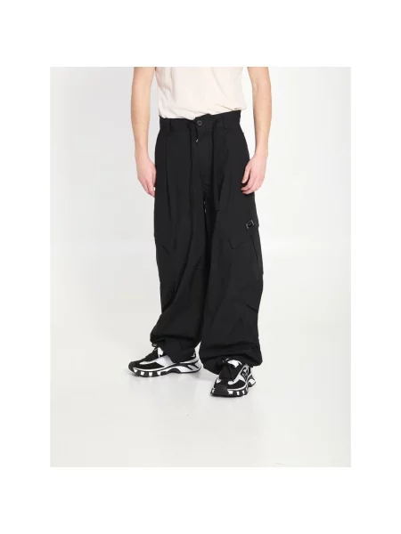 Spodnie cargo Dolce And Gabbana z logo czarne