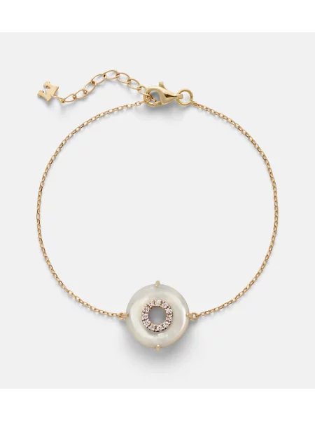 Náramok Mateo s perlami zlatá