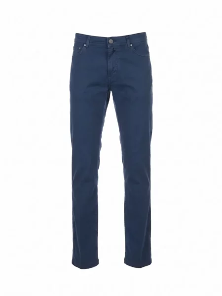 Pantaloni Kiton cu autograf albastru