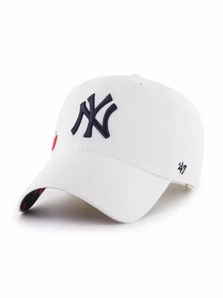 Baseballová čepice 47 brand MLB New York Yankees s aplikací bílá