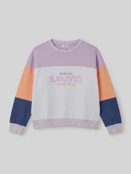 Bluza o kroju relaxed fit z mieszanki bawełny s.Oliver x Heidi Klum S.oliver Red Label
