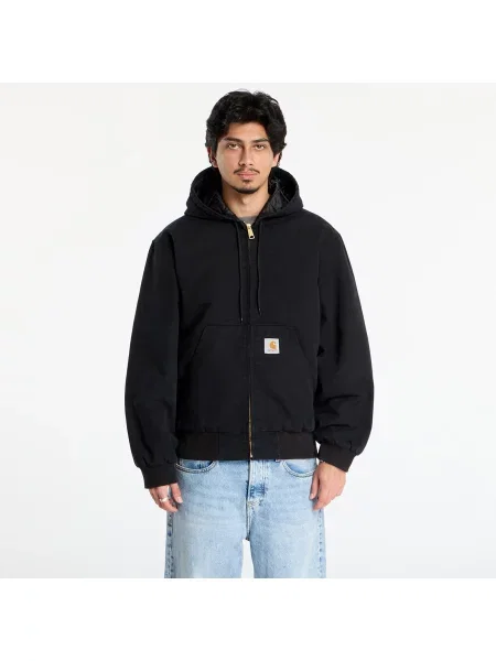 Яке Carhartt WIP OG Active Jacket UNISEX Black Stone Canvas XL черно
