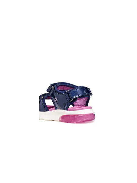Sandále Geox J Sandal Ciberdron G D Tmavomodrá