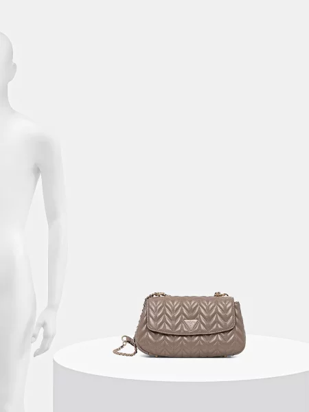 Кожаная сумка-багет Guess