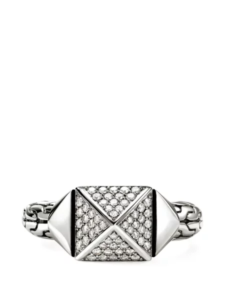 Diamant inel John Hardy argintiu