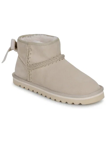 Pantofi Armistice cu funde bej