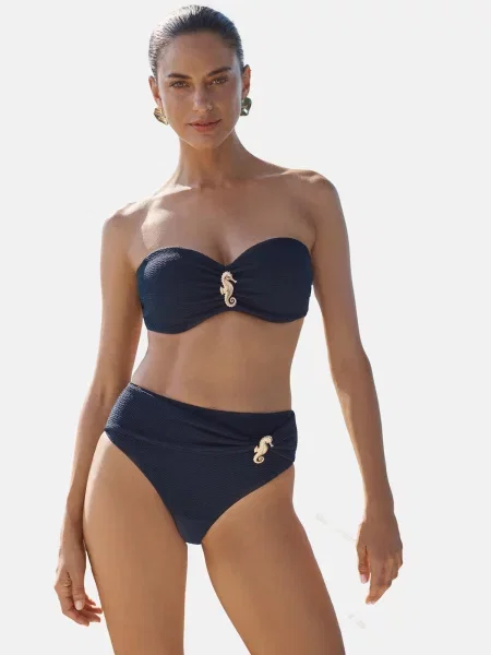 Love & roses Costum de baie două piese marin albastru