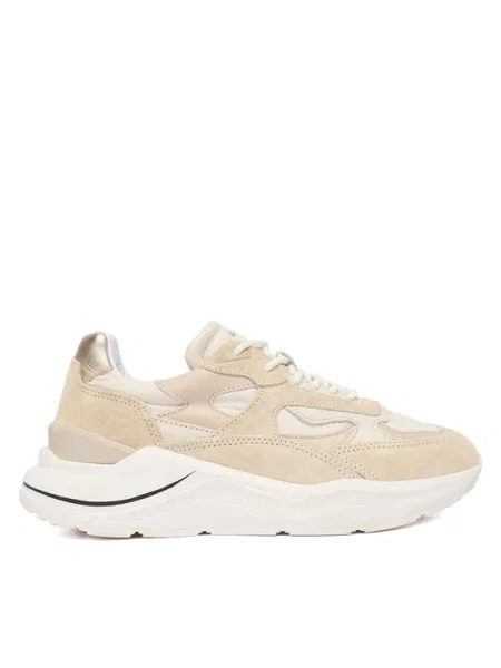 D.A.T.E. Sneakersy Fuga Shiny beżowy