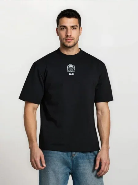 Košile Sinsay s potiskem černá