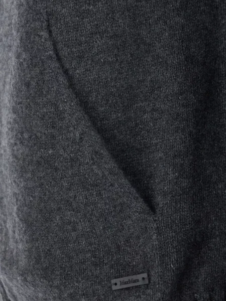 Kašmírový svetr Max Mara šedý