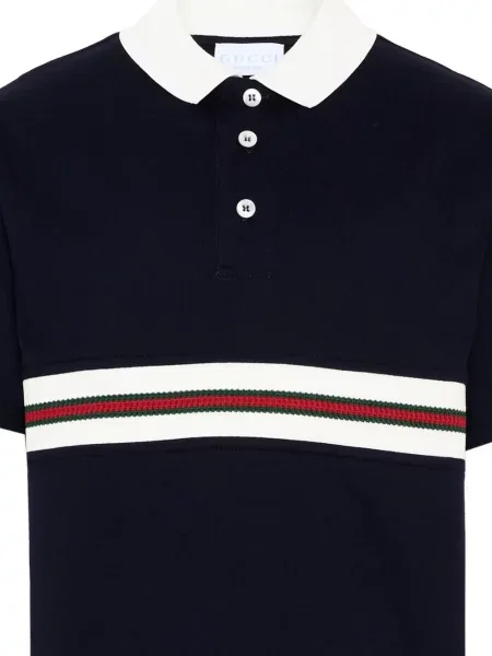 Koszulka polo dziecięca Gucci niebieska